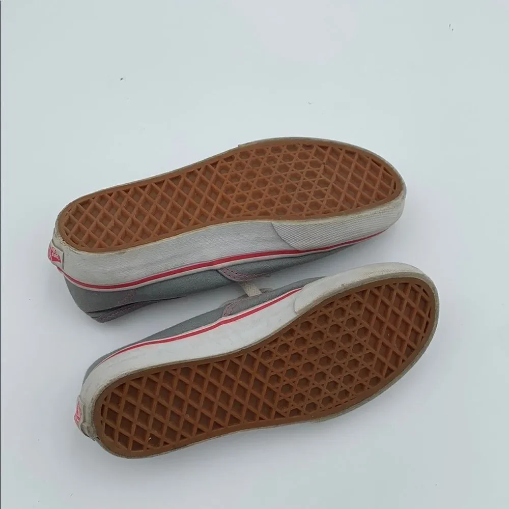Vans Kids Sneakers Gray and Pink
